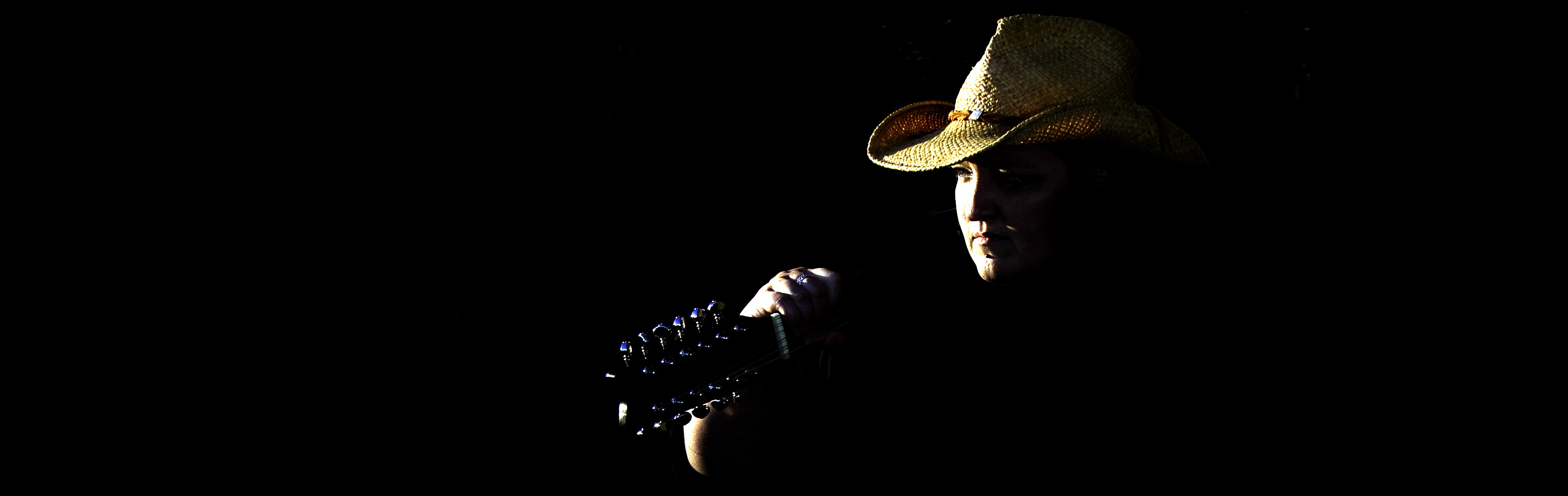 Andrea in the dark